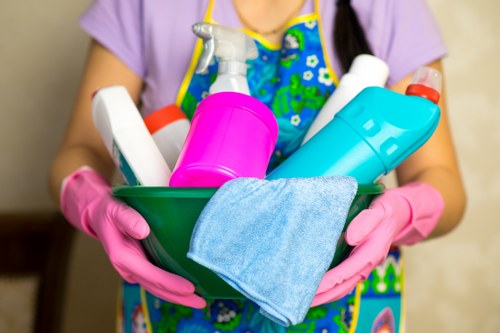 Commercial cleaning in Waterloo with polished office surfaces and tidy workspace