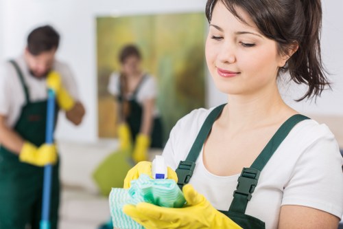Local cleaning team handling a move out clean near Waterloo Station
